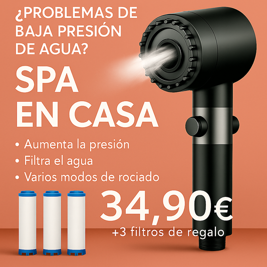 CABEZAL ALTA PRESIÓN: Tu baño como un SPA en minutos con BALMEA