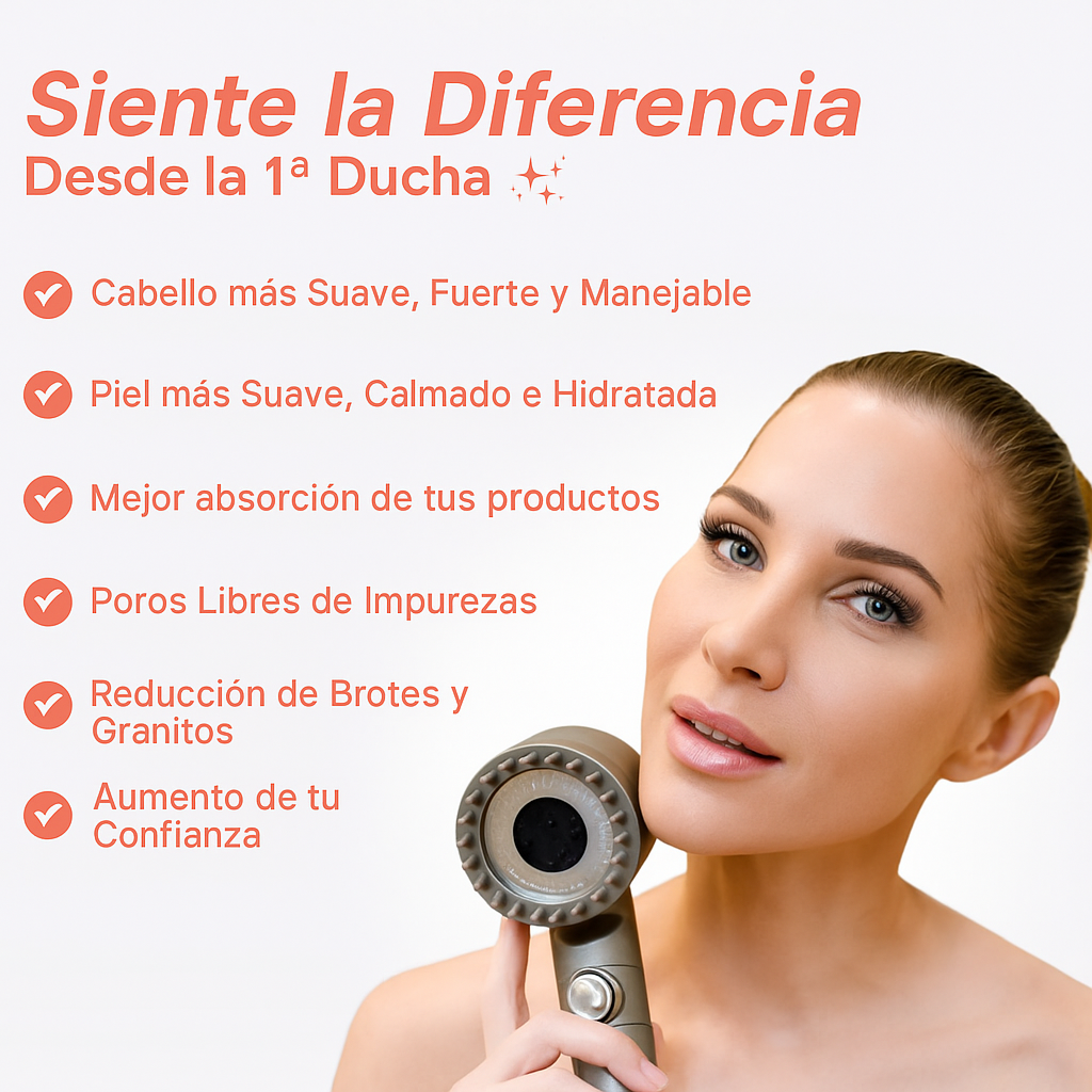 Salva Tu Piel, Tu Pelo y Tu Salud del Desastre con el Cabezal de Ducha Balmea