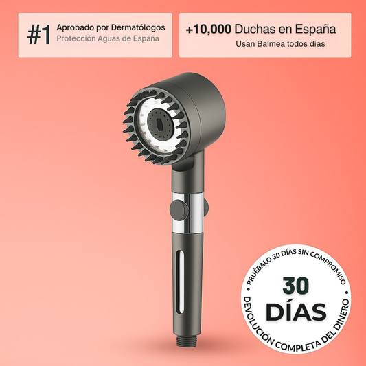 Salva Tu Piel, Tu Pelo y Tu Salud del Desastre con el Cabezal de Ducha Balmea